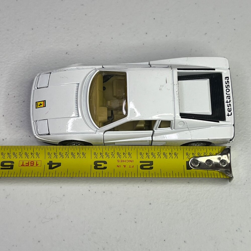 1980s MC Toys Ferrari Testarossa Diecast Model Car 1:36 Scale - Picture 11 of 11
